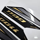 3D Motorcycle Stickers - Front Fender Sides For Honda CRF 1100 L Africa Twin Adventure Sports 2024>2025