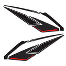 3D Motorcycle Stickers - Underseat Black For Kymco AK 550 2017-2026