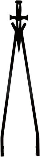 Daggertude Styled Sissy Bar Sticks Black / Powder-Coated - 17 CM