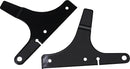 Sissy Bar Side Plates Black / Powder-Coated For Harley Davidson FXSTD 1450 2000-2006 - 22.23 CM