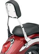Plain Steel Backrest Insert Chrome For Tall Square Backrests