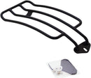 6" Solo Luggage Rack Black / Matt For Harley Davidson FLS 1690 2012-2017 - 28 CM