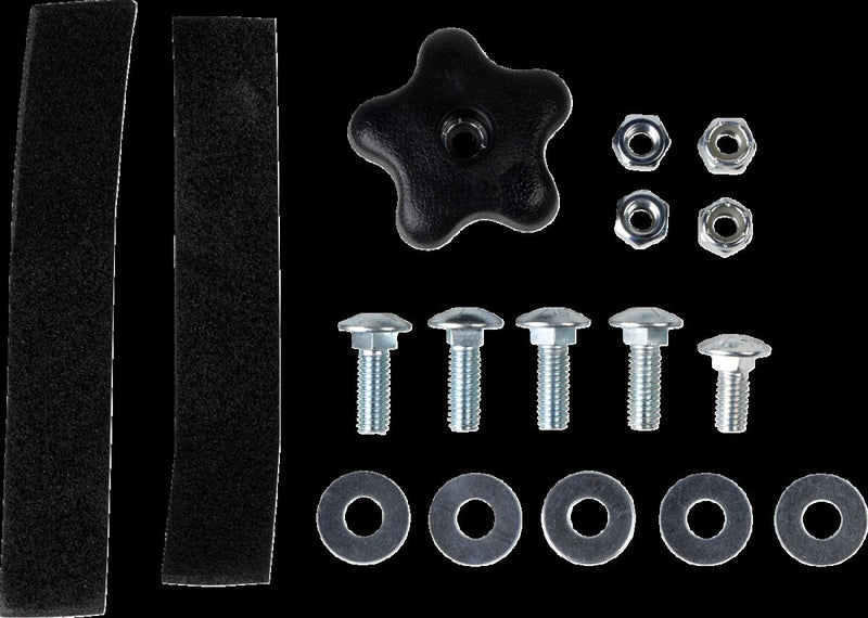 Universal Bike Rack Mounting Plate Black - 38 CM