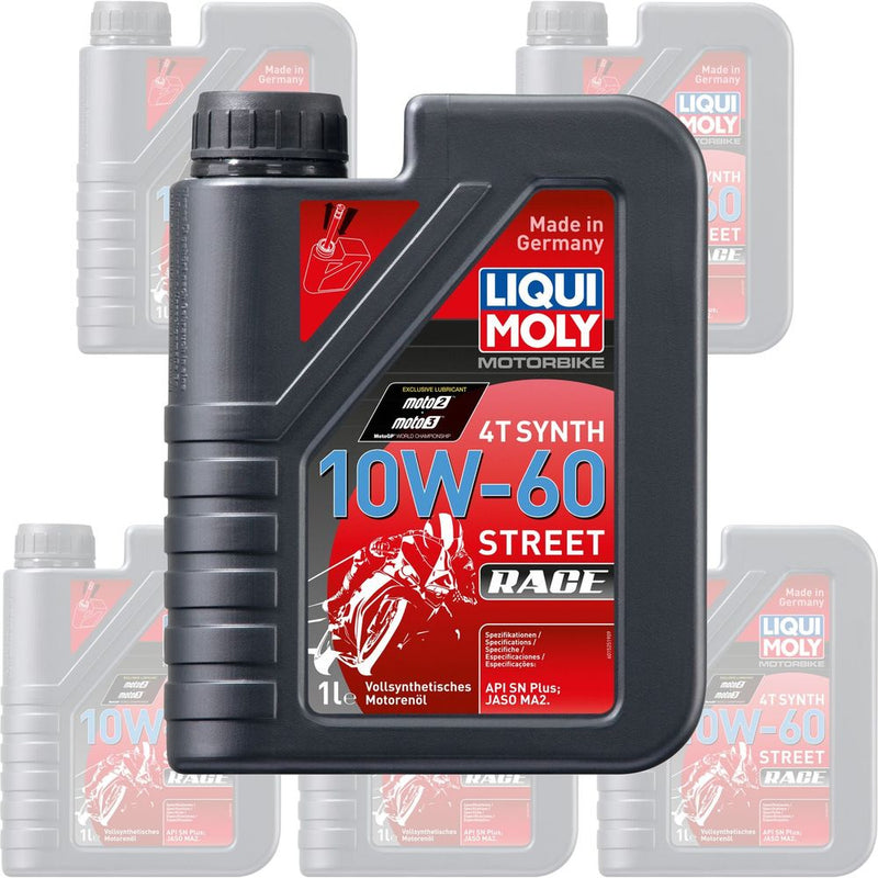 Liqui Moly 4 Stroke Fully Synthetic Street Race 10W-60 Oil - Box of 6