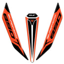 3D Motorcycle Stickers - Front Fender For KTM 890 SMT 2023>Current