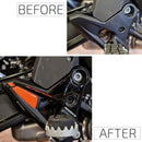 3D Motorcycle Stickers - Heel Pads For KTM 890 SMT 2023>2026