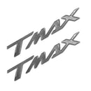 3D Motorcycle Stickers - Lettering Silver For Yamaha TMAX 500 / 530 / 560 2021>2026