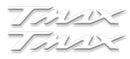 3D Motorcycle Stickers - Lettering White For Yamaha TMAX 500 / 530 / 560 2021>2026
