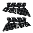 3D Motorcycle Stickers - Passenger Handles Carbon Look For Yamaha TMAX 530 2012>2016