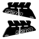 3D Motorcycle Stickers - Passenger Handles Black For Yamaha TMAX 530 2012>2016