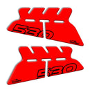 3D Motorcycle Stickers - Passenger Handles Red For Yamaha TMAX 530 2012>2016