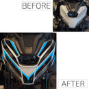 3D Motorcycle Stickers - Frontal Area For Yamaha MT-07 2025>2026