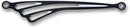 Shifter Rod Aluminum / Black For Harley Davidson FLD 1690 ABS