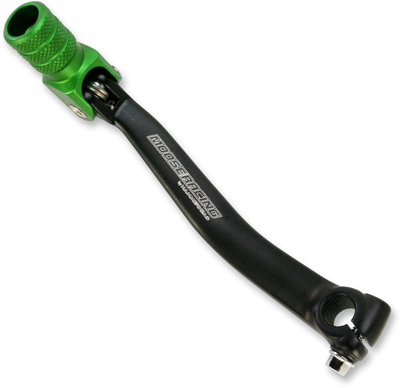 Forged Shift Lever Anodized / Black / Green For Kawasaki KLX 450 R 2008