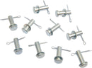 Brake Pedal Clevis Pin Kit Silver For Harley Davidson FLD 1690 2012-2013