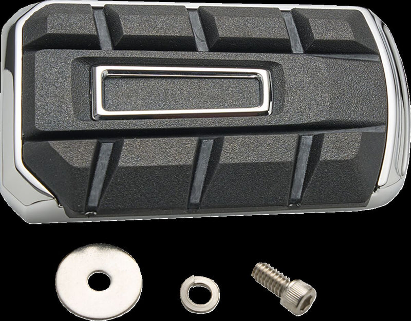 Chicane Brake Lever Pad Black / Chrome For Harley Davidson FLD 1690 2012-2013