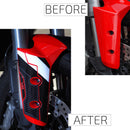 3D Motorcycle Stickers - Front Fender Sides For Ducati Multistrada V2/V2S 2025>Current