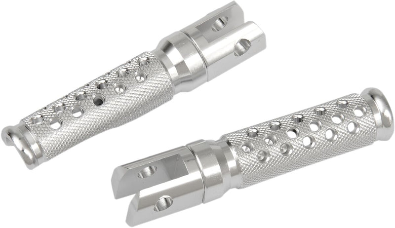Slash-Cut Style Footpegs Silver For Honda CBR 1000 F - 88.9 MM
