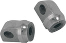 Male Mount Foot Peg Clevis Polished / Silver