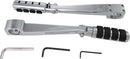 Highway Pegs with Frame Mounts Black / Chrome - 32 MM