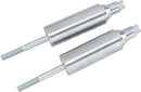 Anti-Vibration Folding Highway Pegs Chrome - 76 MM