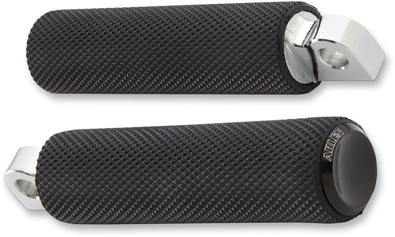 Fusion Male-Mount Footpegs Aluminum / Black For Harley Davidson FLD 1690 ABS