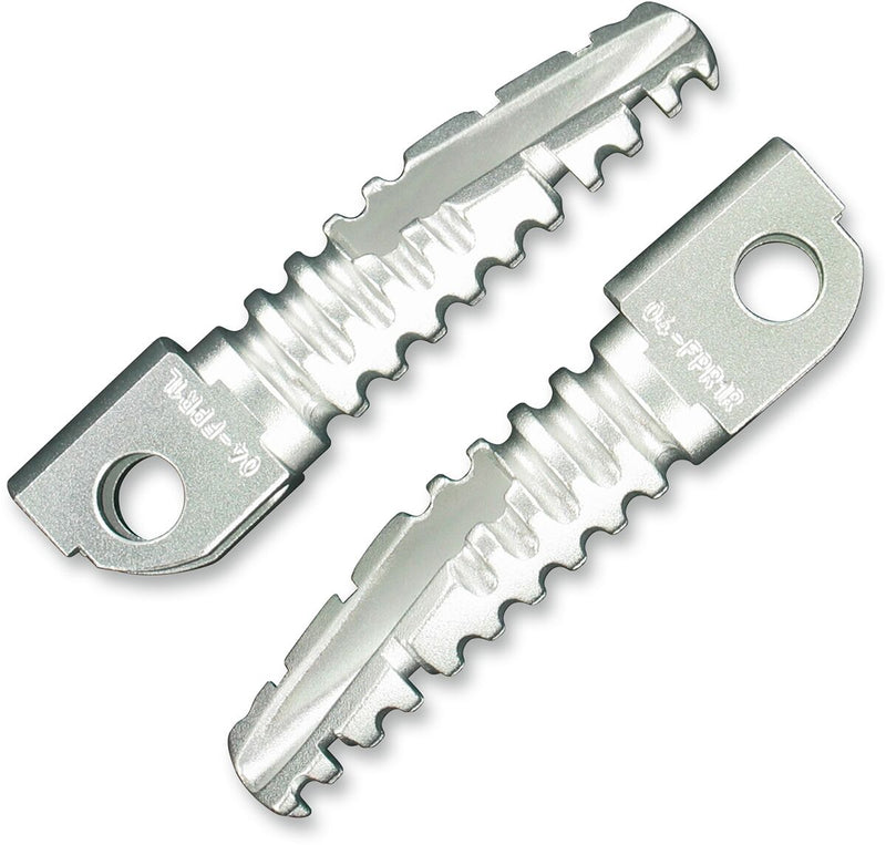 SBK Pegs For OEM Footrests Silver For Kawasaki ER-6N 650 2009-2010