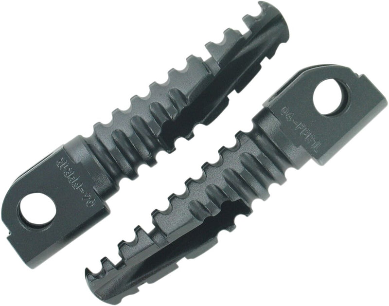 SBK Pegs For OEM Footrests Black For Kawasaki EX 250 R 1988-2012