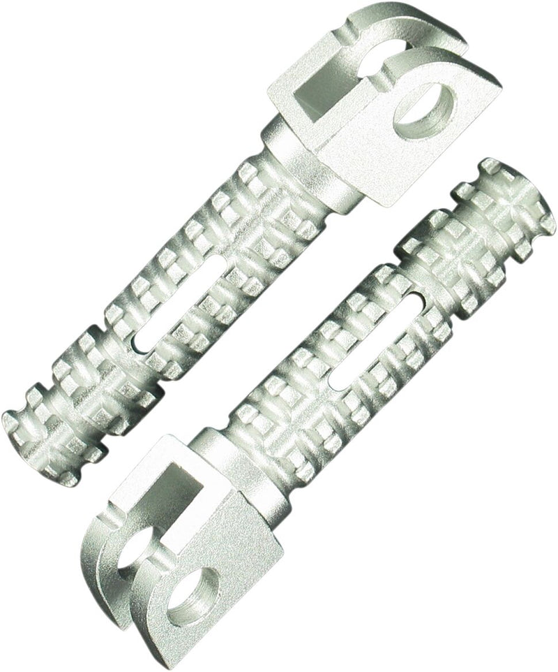 SBK Pegs For OEM Footrests Silver For Suzuki GSX-R 1000 2001-2004