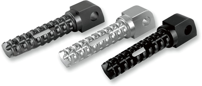 SBK Pegs For OEM Footrests Black For Suzuki GSX 1300 R 1999-2012