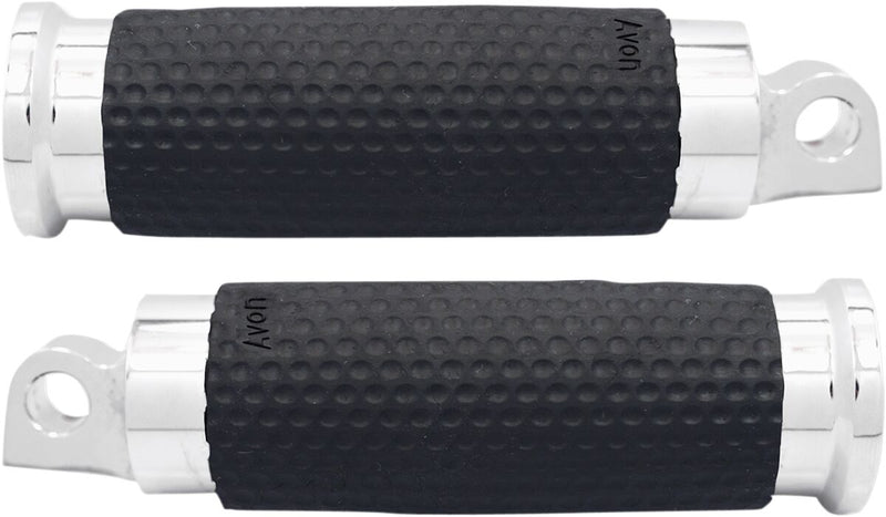 Gel Foot Pegs Black / Chrome