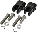 Early-style Footpeg Mount Adapters Black