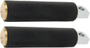 Fusion Male-Mount Footpegs Black / Brass