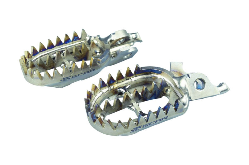 Titanium Footpegs Titanium For Honda CR 125 R 2002-2007
