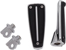 Rail Foot Pegs Black / Chrome For Harley Davidson FLFB 1750 ABS 2018-2020
