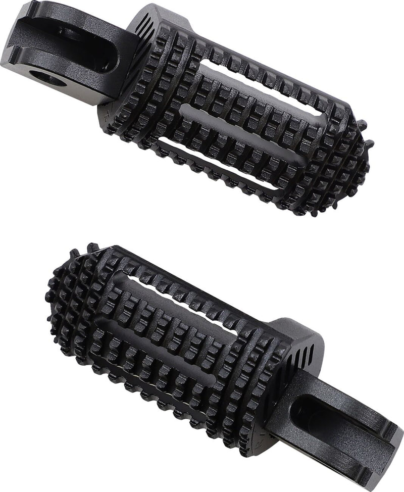 Flip Sportbike Footpegs Anodized / Black For Kawasaki ER-6N 650 2009-2010