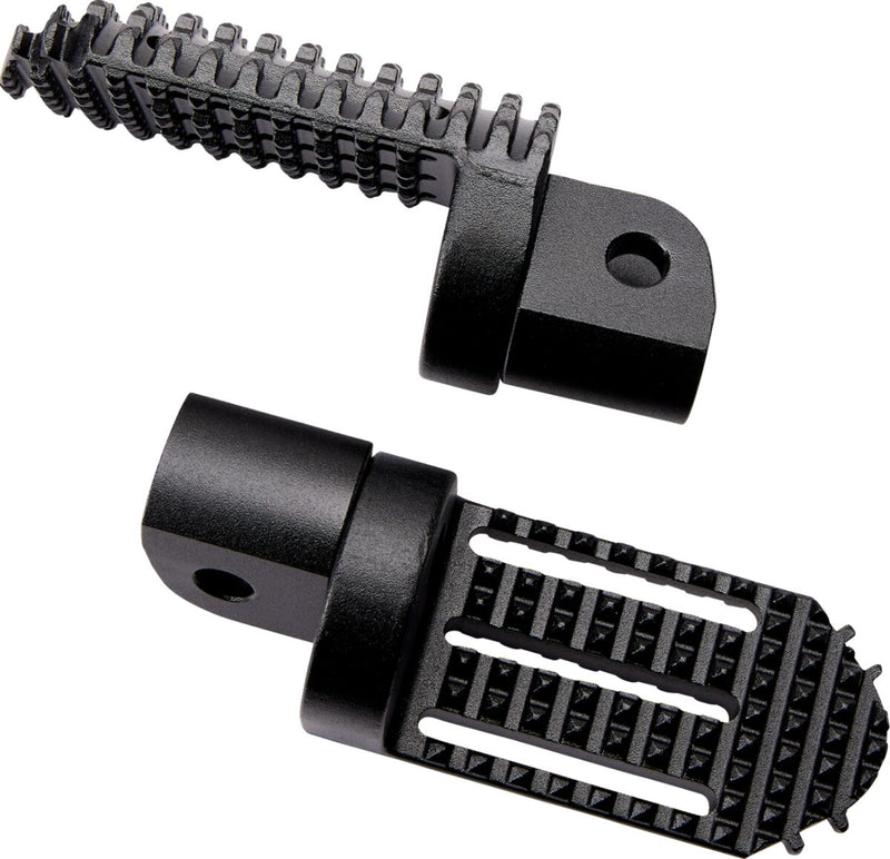 Flip Sportbike Footpegs Anodized / Black For Kawasaki EX 400 2018-2021