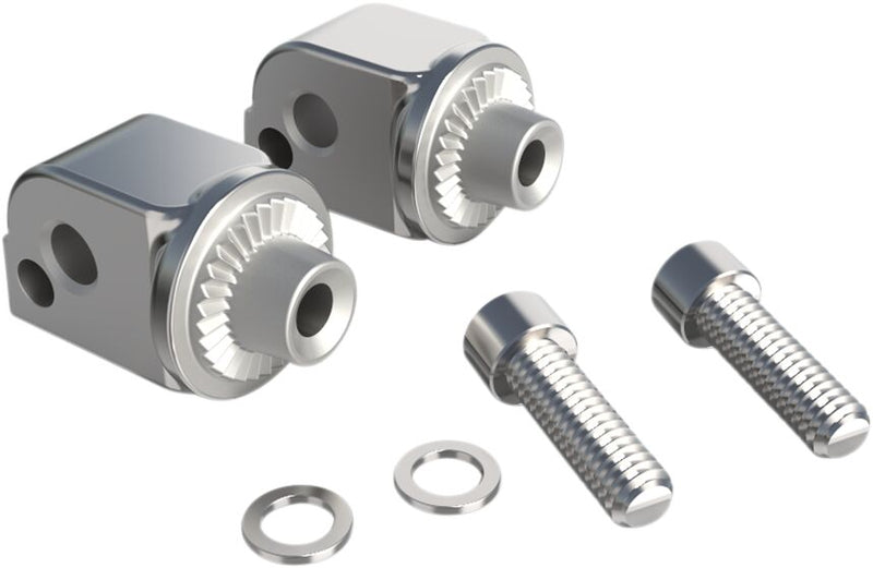 Foot Rest Adapters Chrome For Harley Davidson FLDE 1750 ABS 2018-2020