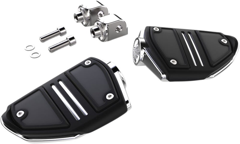 Twin Rail Foot Rests Chrome For Harley Davidson FLDE 1750 ABS 2018-2020