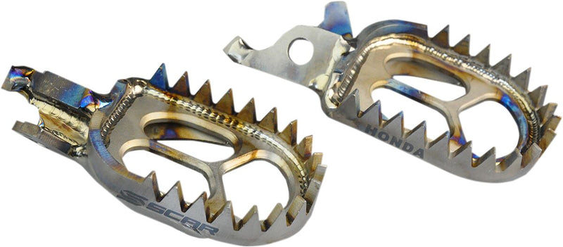 Anti Mud Titanium Footpeg Titanium For Honda CR 125 R 2002-2007