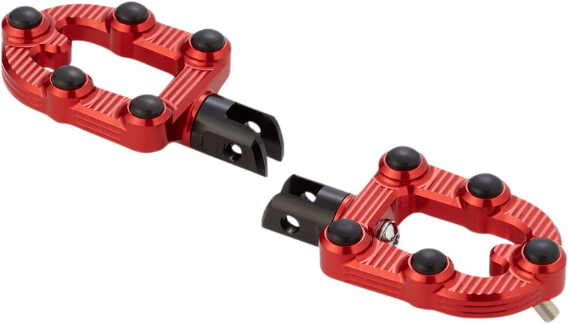 MX Footpegs Red