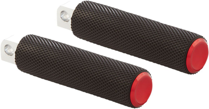 M-Eight Fusion Footpegs Black / Red For Harley Davidson FLDE 1750 ABS
