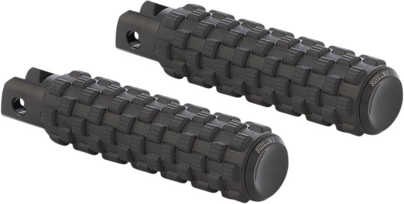 M-Eight Fusion Footpegs Black For Harley Davidson FLDE 1750 ABS - 25 MM
