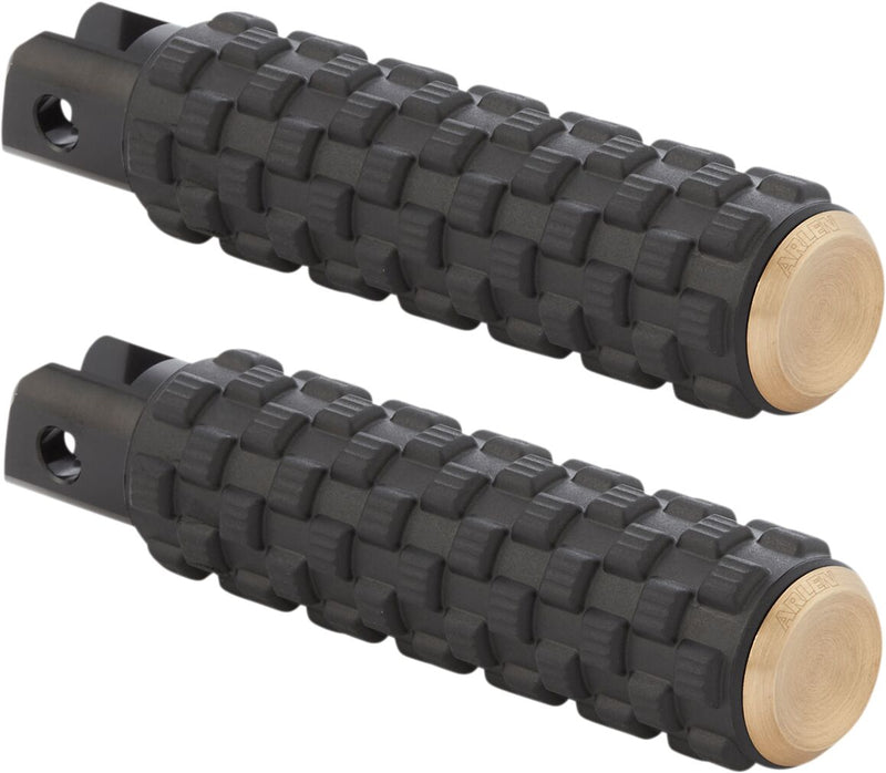 Fusion Footpegs Black / Brass For Indian Scout 60 ABS