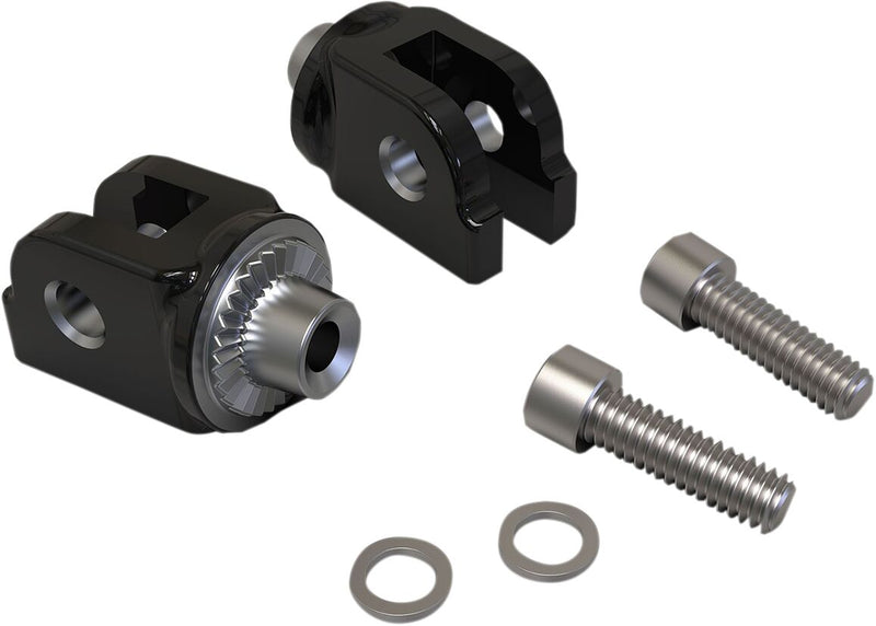 Foot Peg Mount Black For Harley Davidson FLDE 1750 ABS 2018-2020