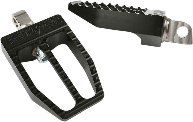 Militant Footpegs Anodized / Black For Harley Davidson FLD 1690