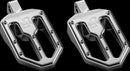 Moto V1 Foot Pegs Chrome - 89 MM