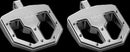 BMX V1 Foot Pegs Chrome - 95 MM