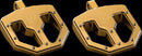 BMX V1 Foot Pegs Gold - 95 MM