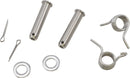 Foot Peg Pin And Spring Silver For Honda CR 125 R 2002-2007